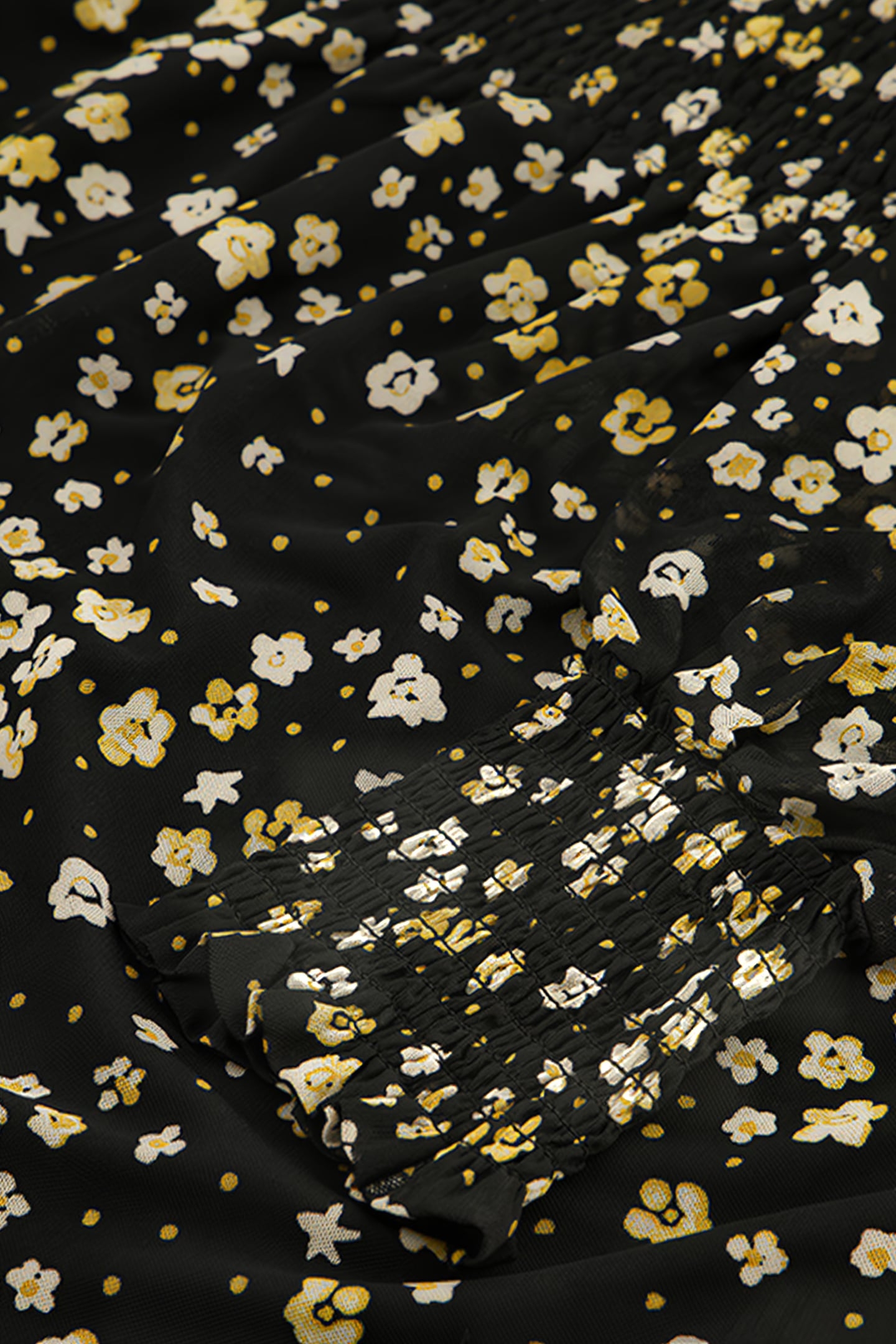MILA TOP BLACK/DIJON YELLOW 5
