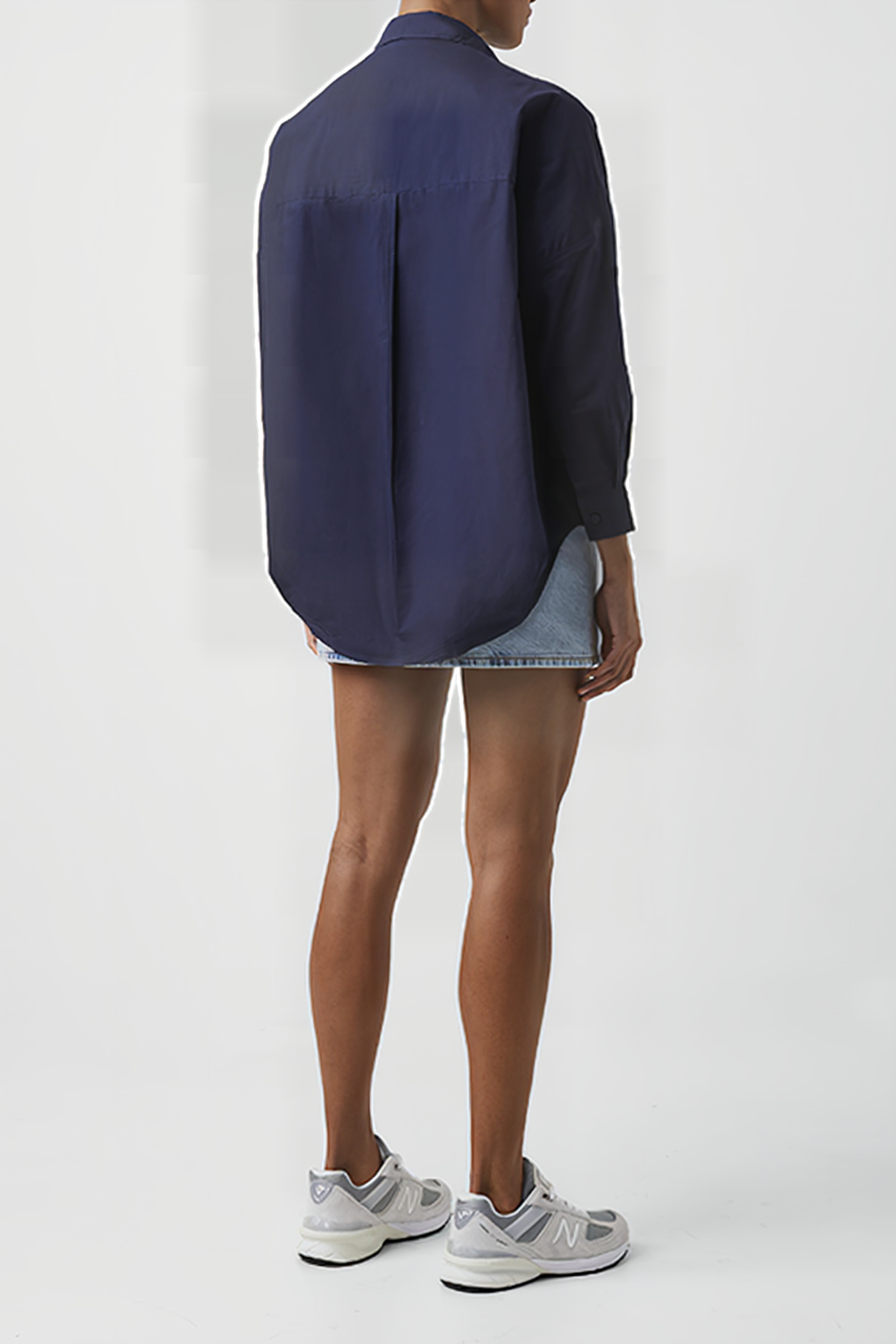 RHODES POPLIN POPOVER SHIRT BLUE 3