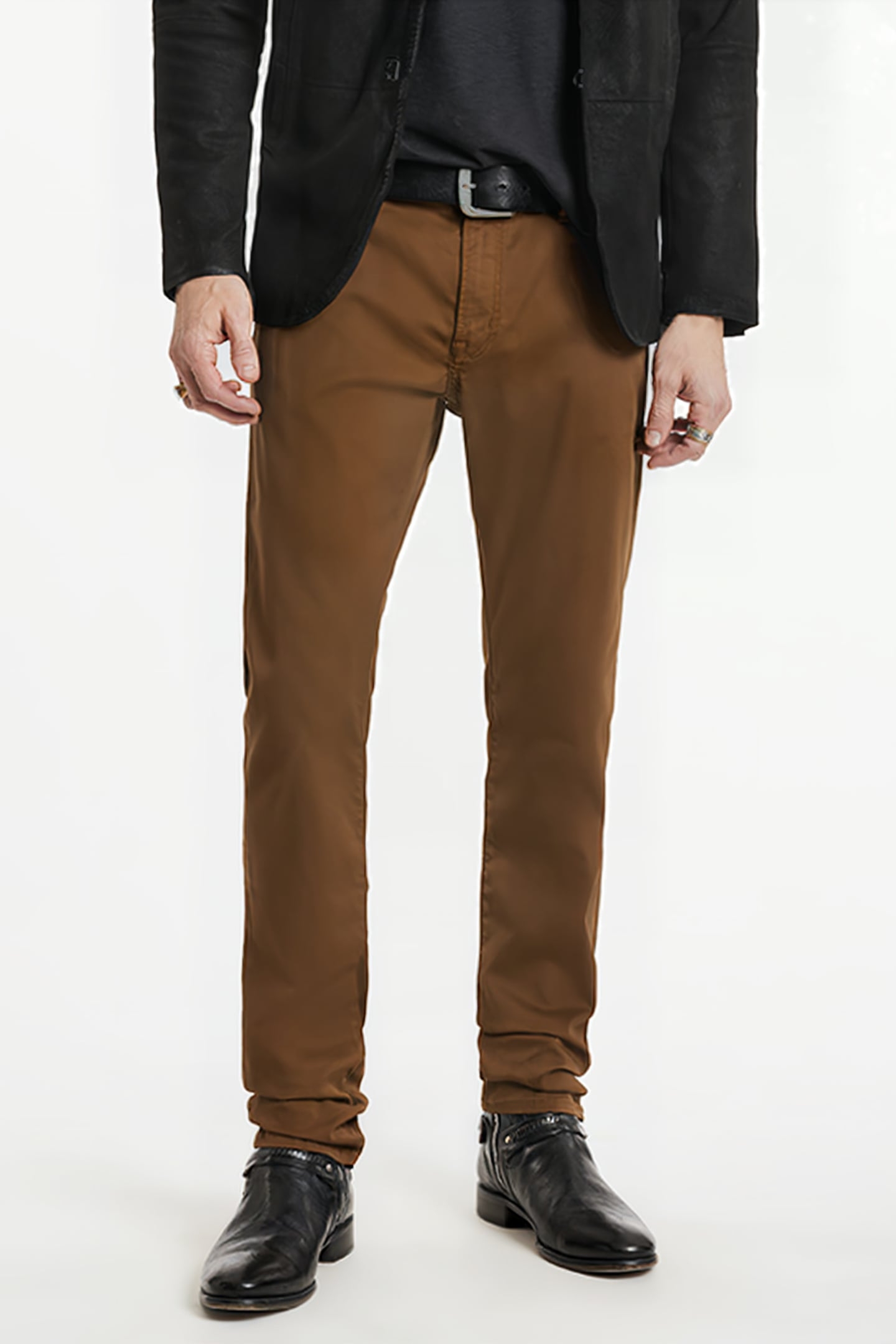 J702 - SLIM FIT EARTH BROWN 1