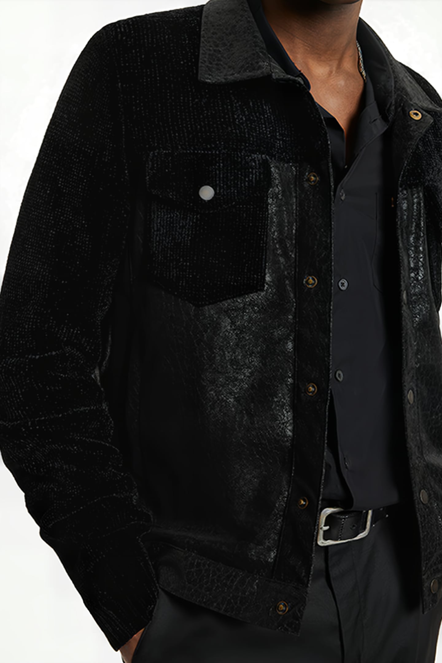 PASSAIC REGULAR FIT FOIL BLACK 3