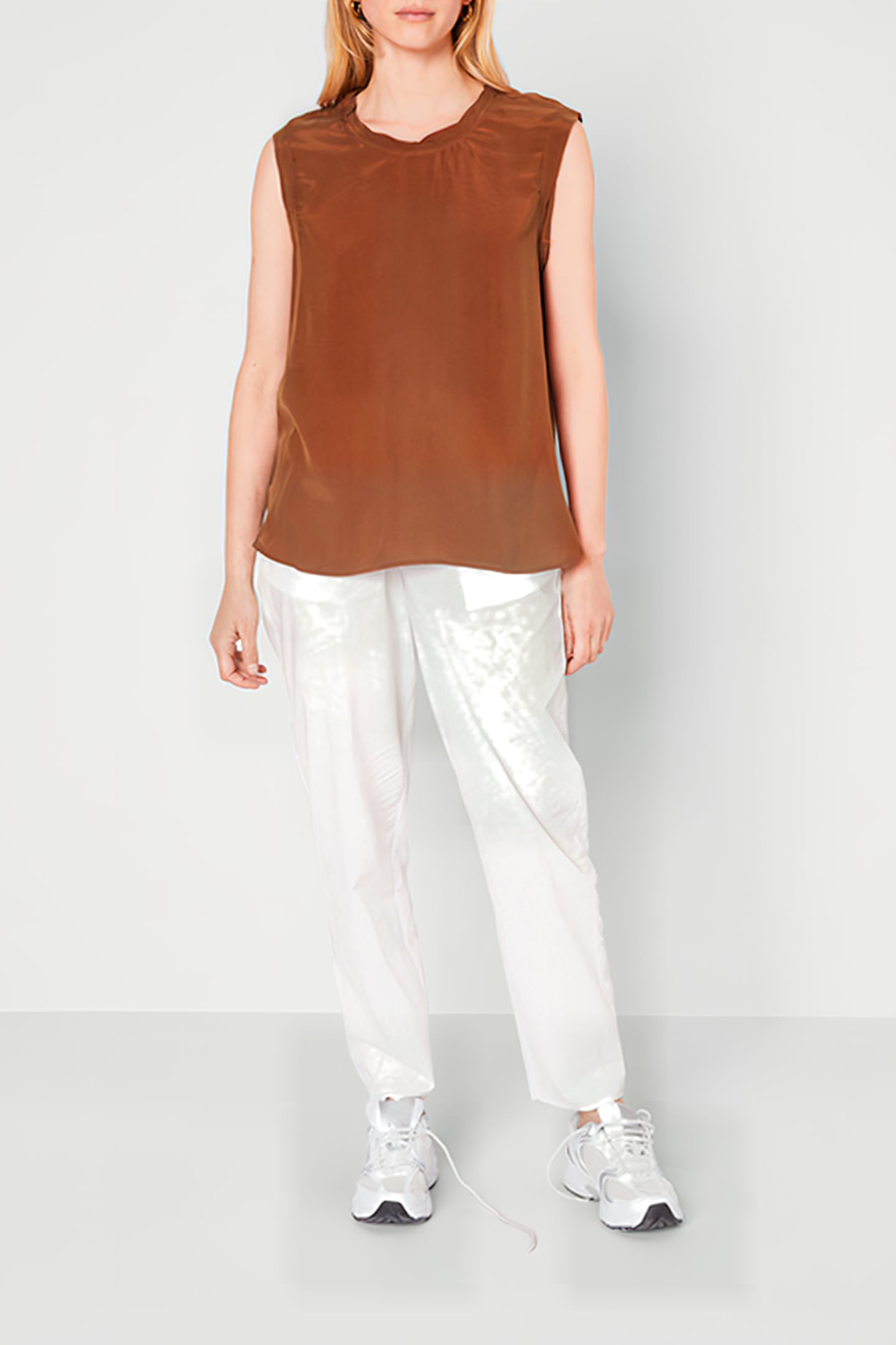 SLEEVELESS ROUND NECK TOP BUCHETTE 3
