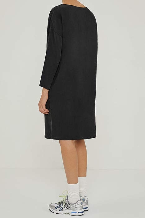 BOAT COLLAR 7/8 SLEEVES DRESS CARBONE 2