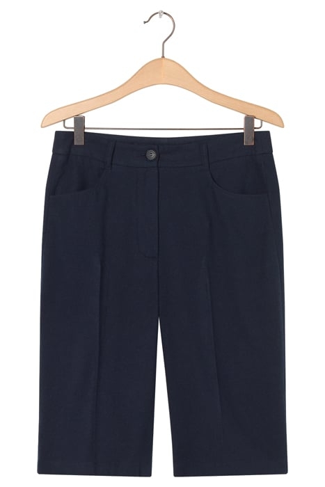 SHORT STRAIGHT-CUT BERMUDA SHORTS NAVY 4