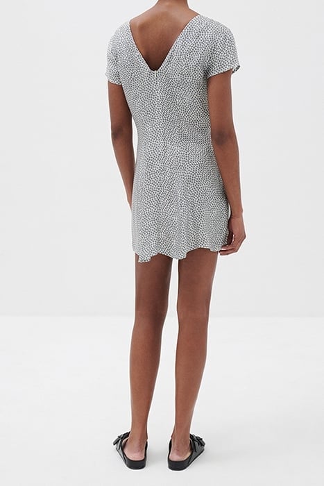 SHORT PRINTED A-LINE DRESS ODETTE 2