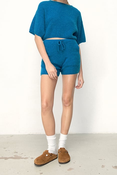 LOOSE FIT BERMUDA SHORTS BLEU PACIFIC 4