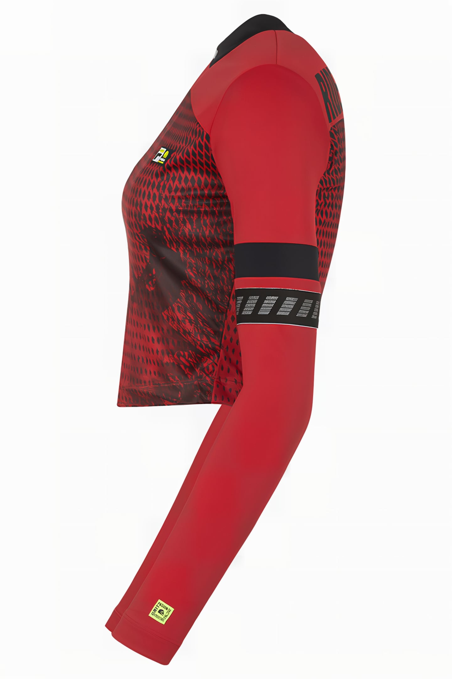 C27 CROPPED LONGSLEEVE TRUE RED-BLACK 3