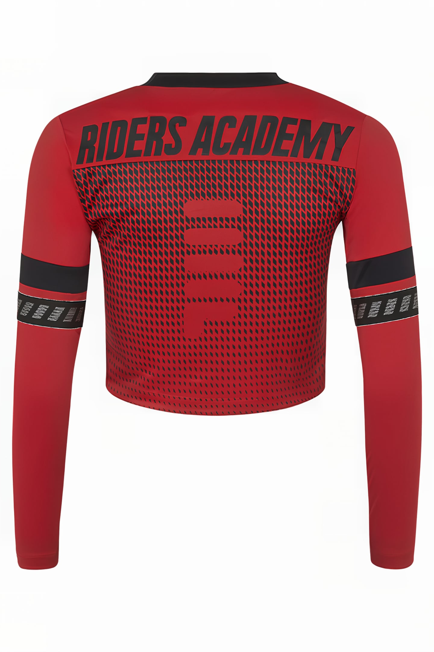 C27 CROPPED LONGSLEEVE TRUE RED-BLACK 2