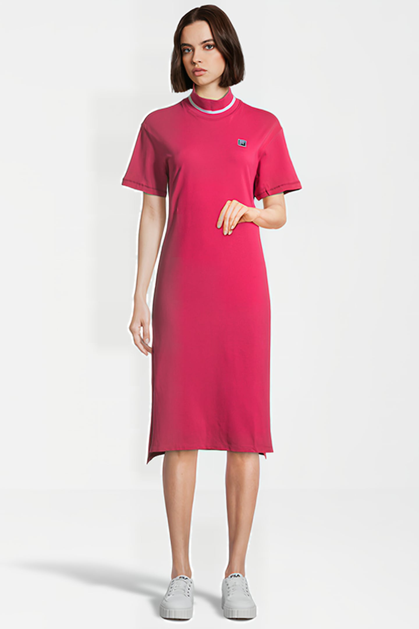 BIALOWIEZA TEE DRESS CARMINE 3