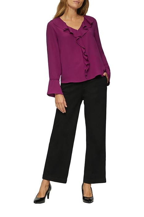 S.OLIVER BLOUSES DARK PINK 2