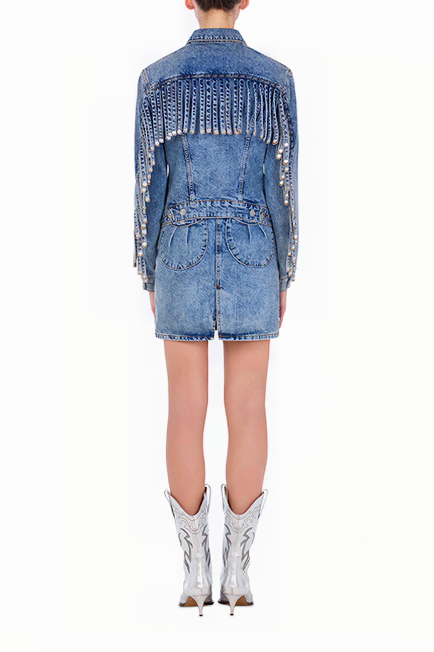 RECYCLED BLUE DENIM JACKET BLUE 2