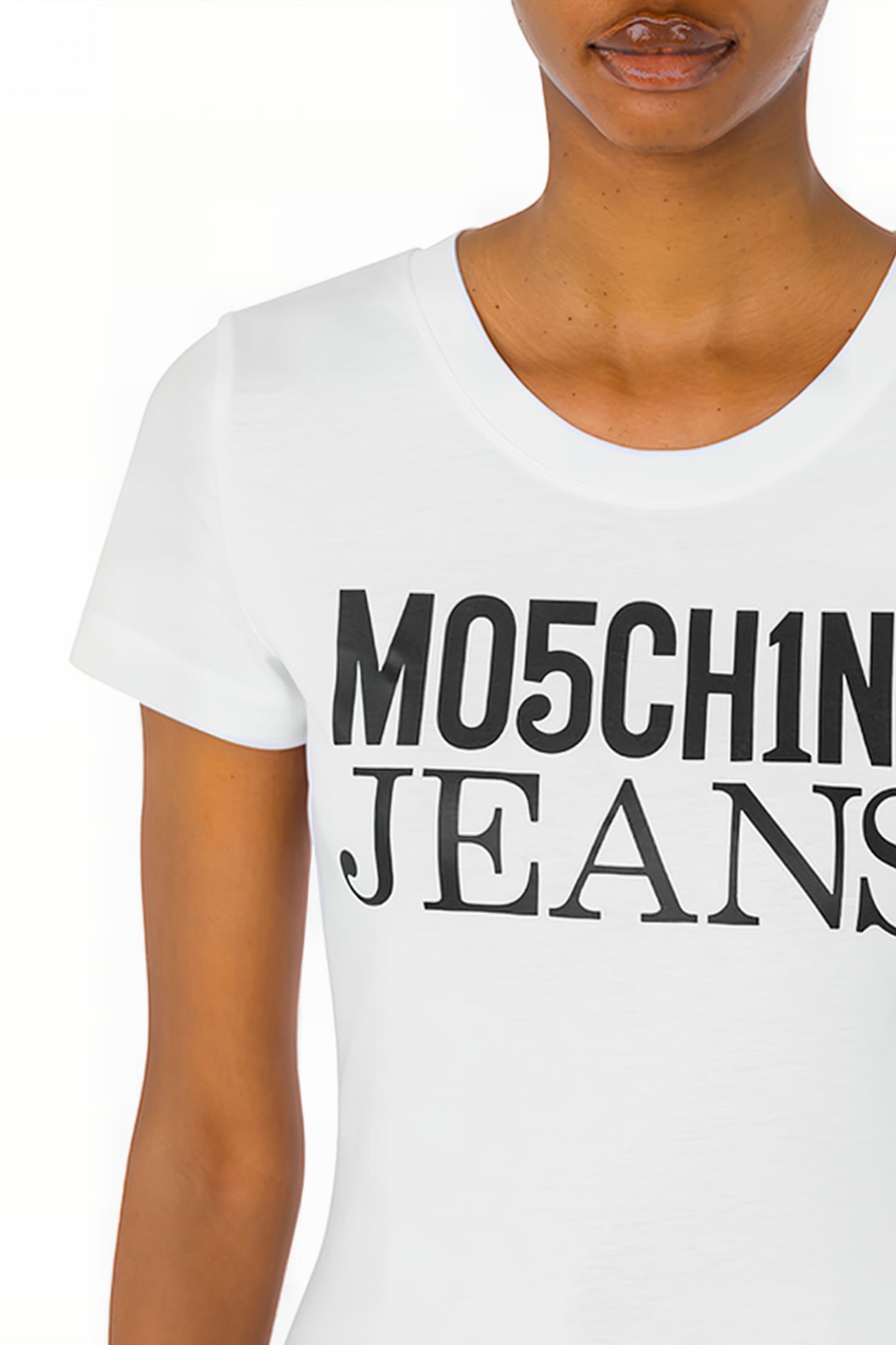 LOGO PRINT JERSEY T-SHIRT WHITE 4