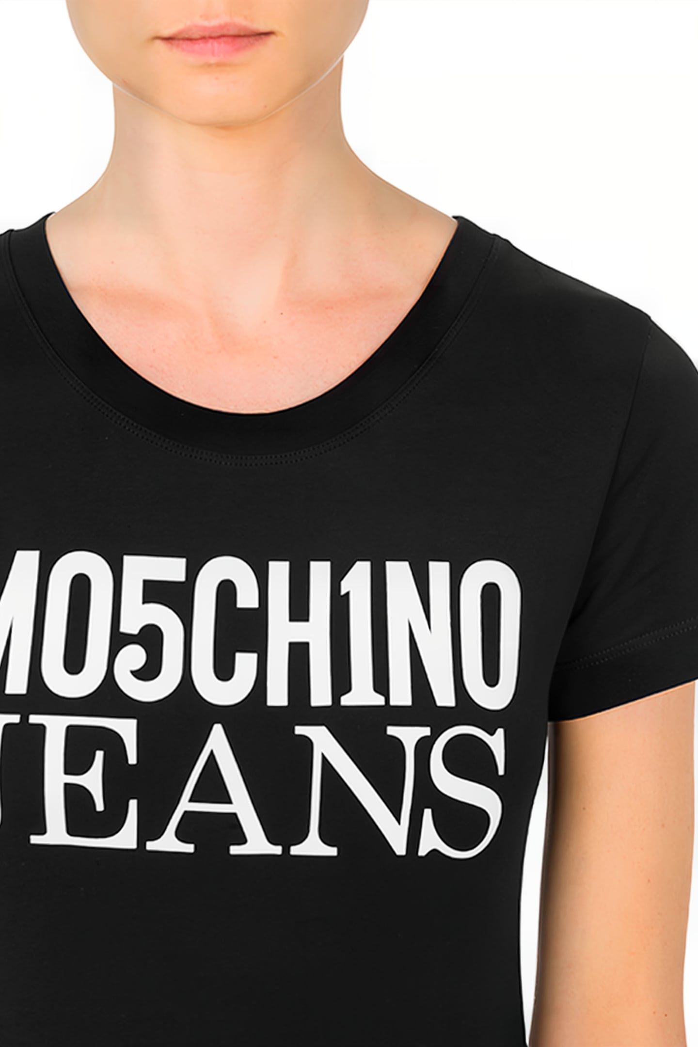 LOGO PRINT JERSEY T-SHIRT BLACK 4