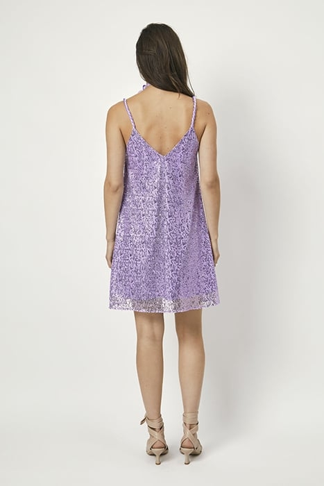 GLORIA SEQUINS DRESS SOFT VIOLET 2