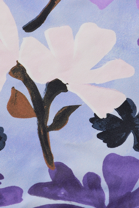 GIRLS ALL-OVER PRINTED CONTRAST RUFFLE BATHING SUIT PAINTERS 3