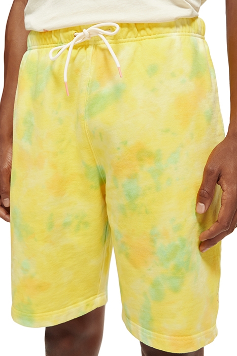RELAXED TIE-DYE SWEATSHORTS YELLOW TIE DYE 7