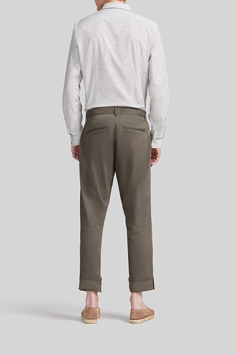 KHAKI UPCYCLED REGULAR CHINOS 4