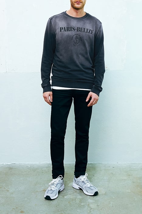 SLATE GREY ORGANIC COTTON WITH SLOGAN 2