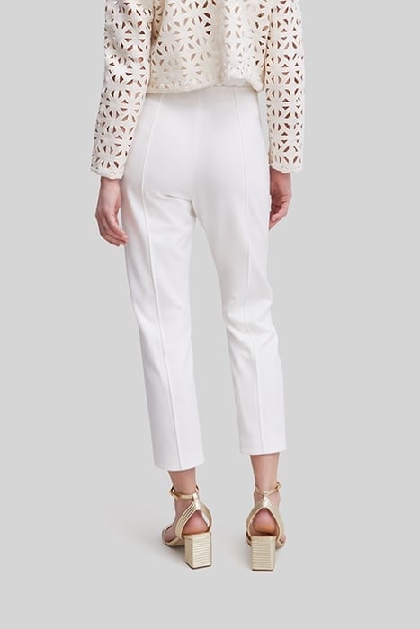 WHITE SUIT TROUSERS WITH MICROBEADING 2