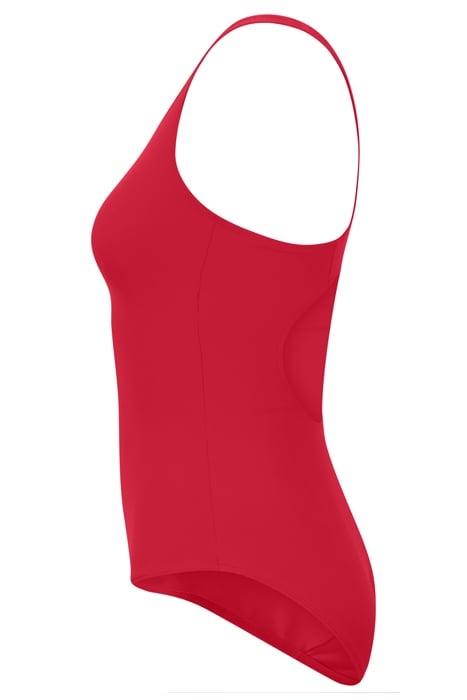 SAKI RACER BACK SWIMSUIT TRUE RED 3