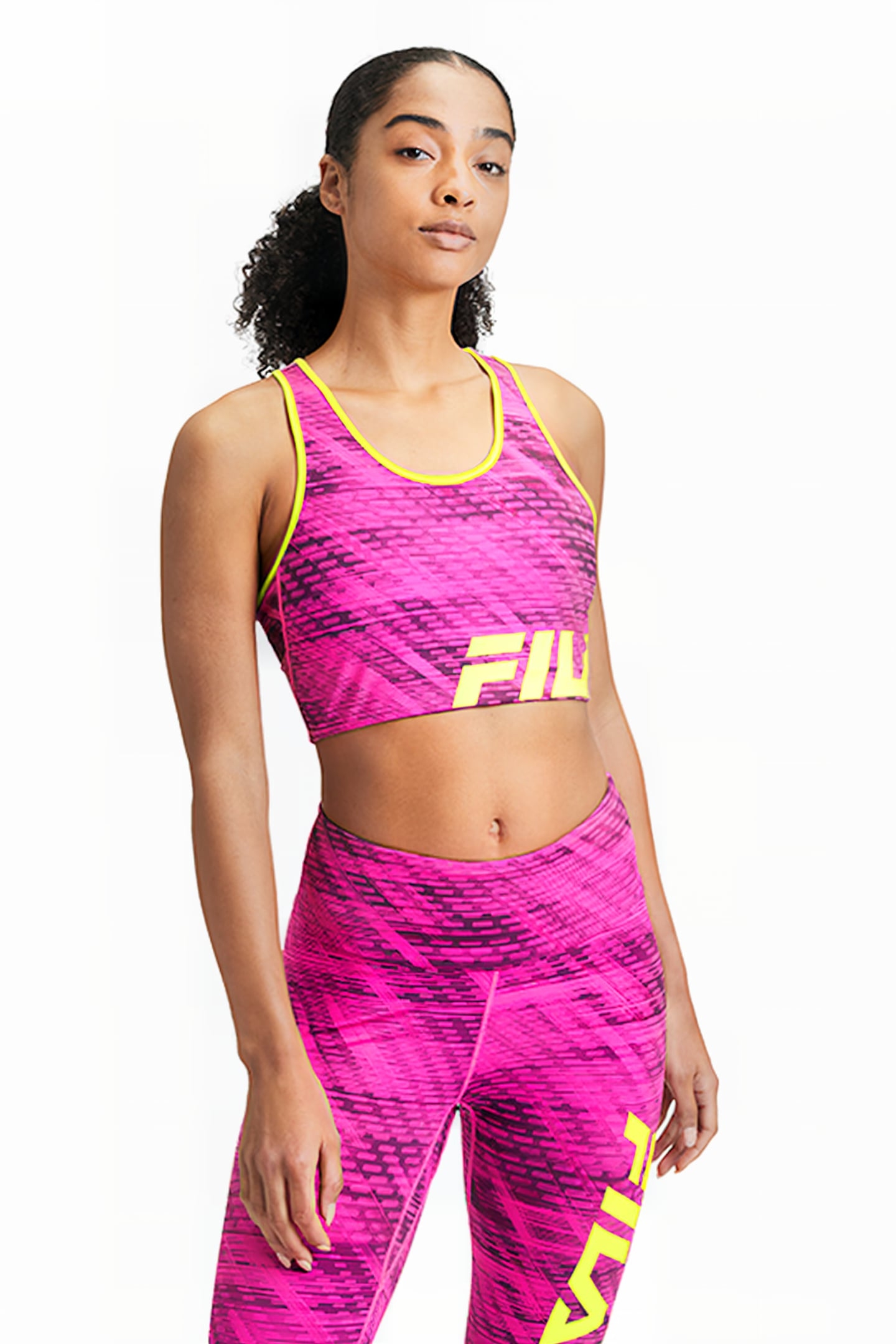 TRESCINE AOP BRA PINK URBAN JUNGLE 1