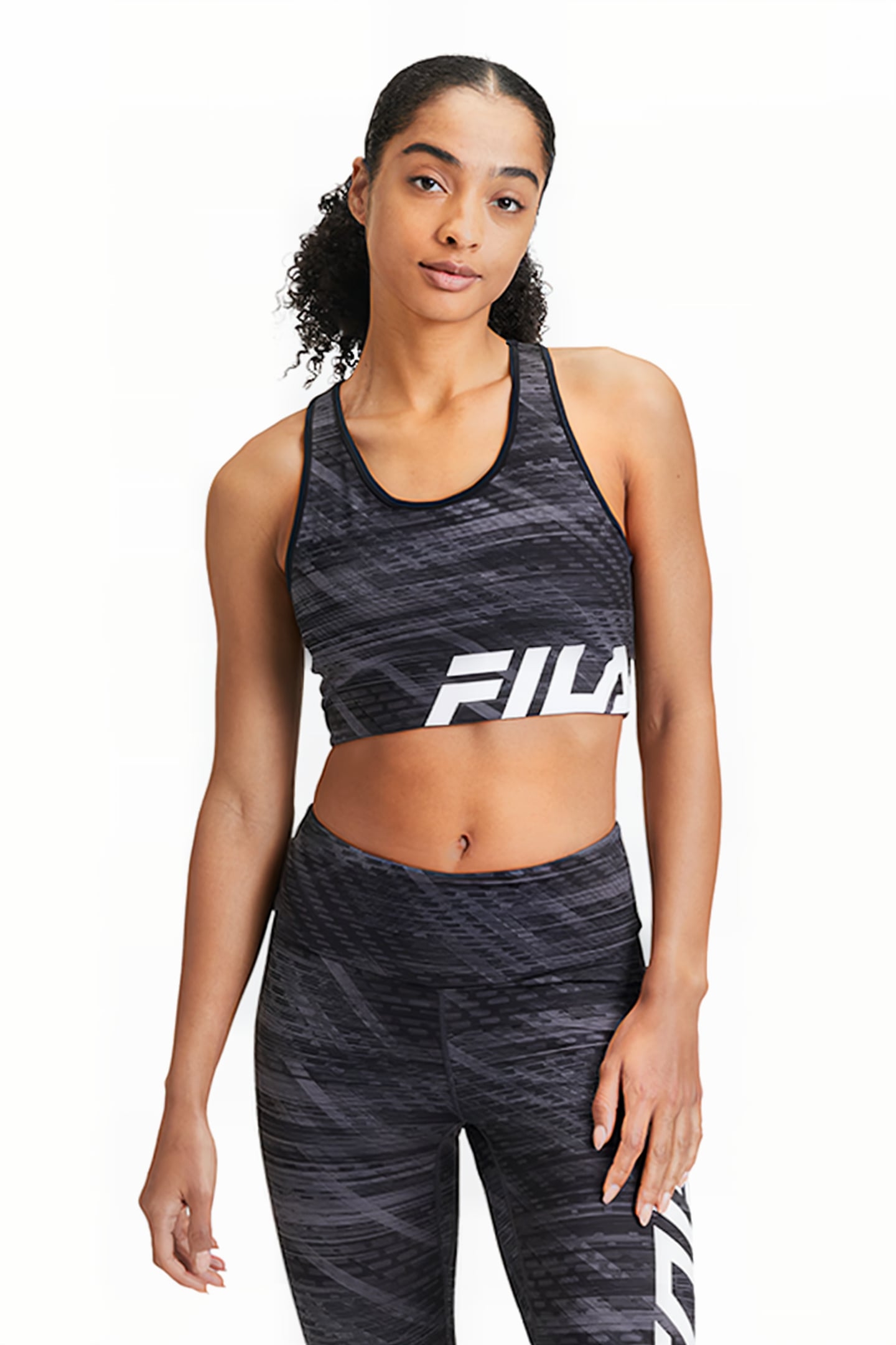 TRESCINE AOP BRA GREY URBAN JUNGLE 1