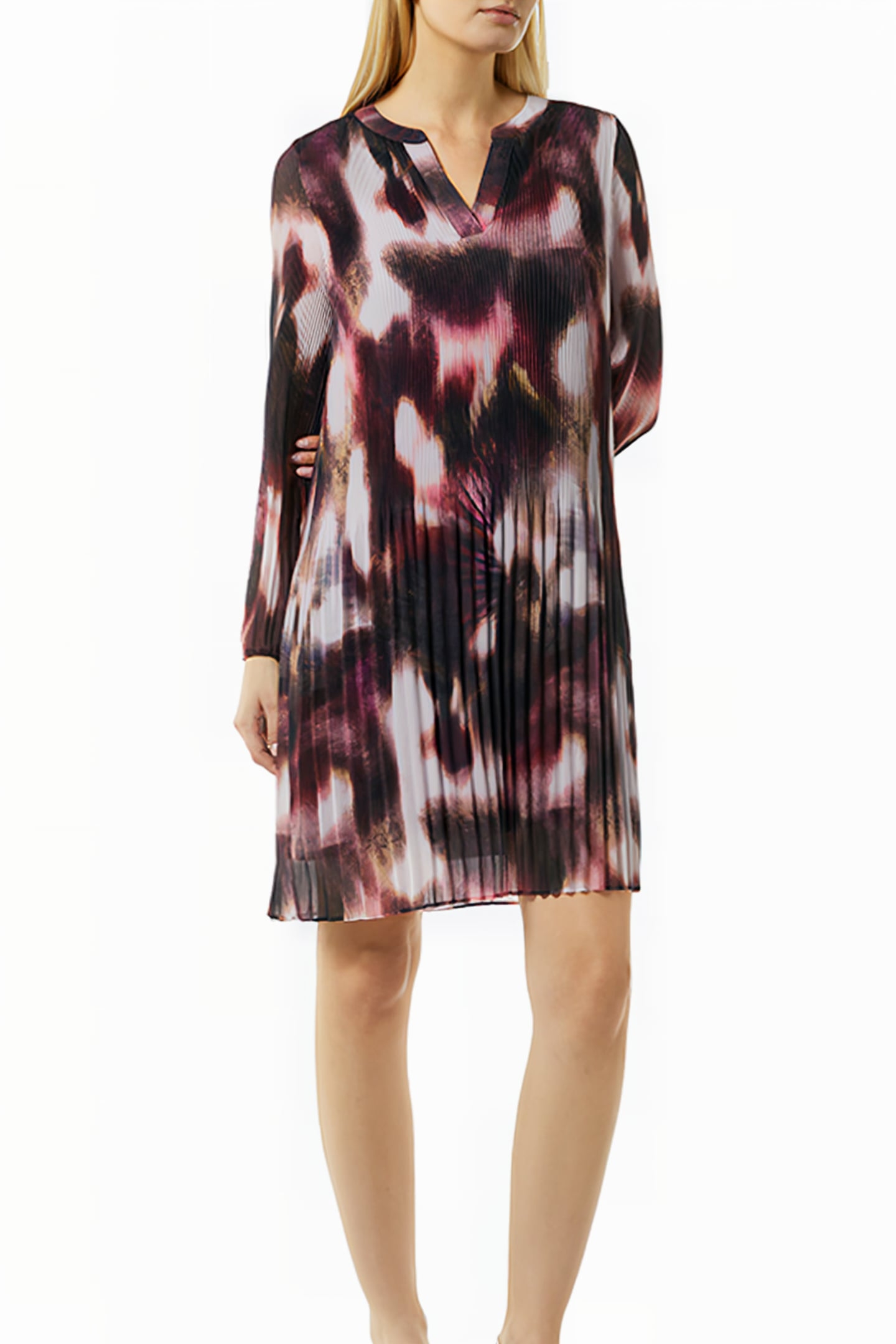 COMMA DRESSES AUBERGINE 1