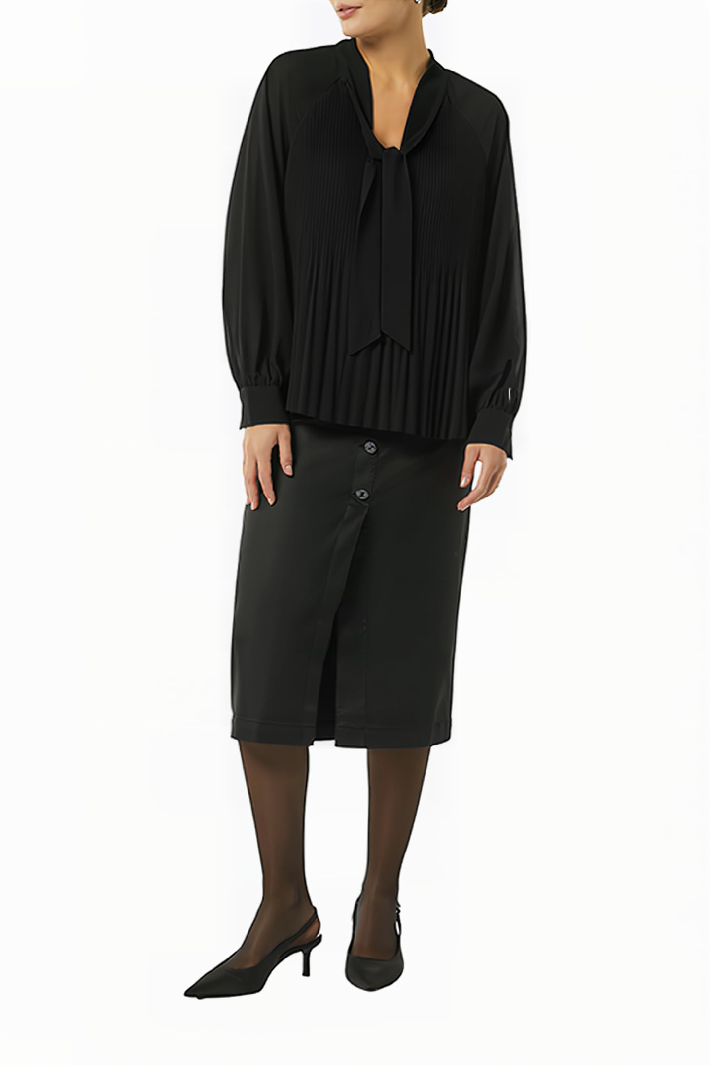 COMMA BLOUSES BLACK 2
