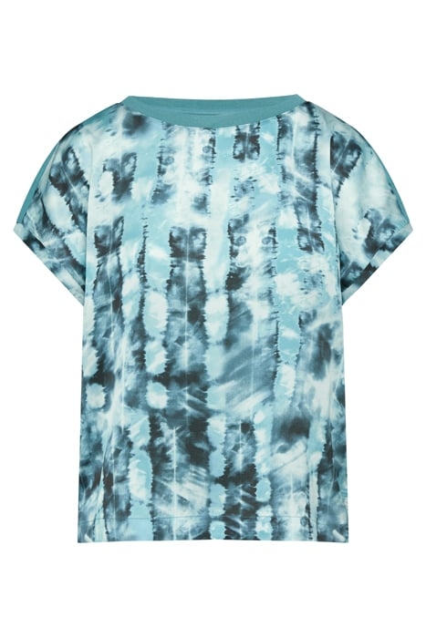 COMMA T-SHIRTS BLUE-GREEN AOP 4