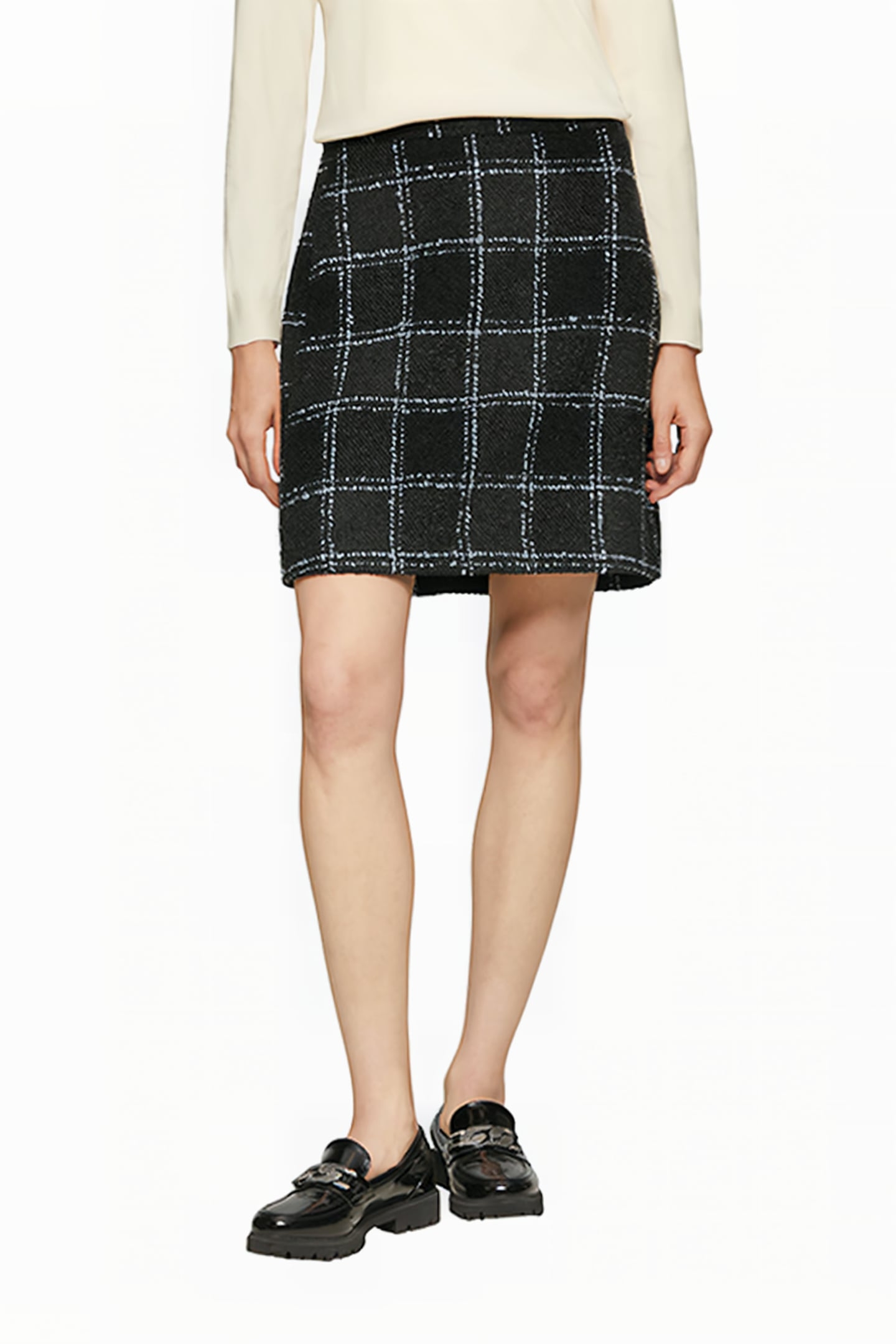 S.OLIVER SKIRTS GREY/BLACK 1