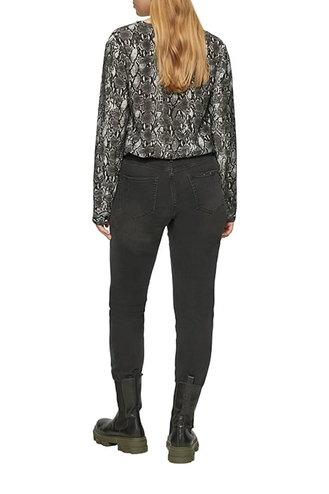 S.OLIVER BLOUSES GREY/BLACK 2