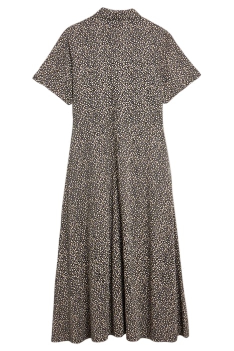 RUA JERSEY SHIRT DRESS BLACK PRINT 4