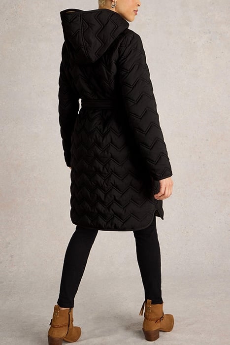 ARLET QUILTED COAT PURE BLACK 2