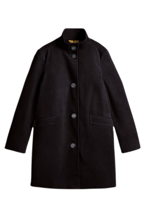 KARLA VELVET COAT PURE BLACK 4