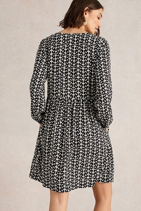 PENELOPE DRESS BLACK PRINT 2