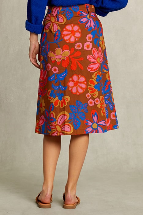 MULTI FLORAL MIDI SKIRT MULTI 2