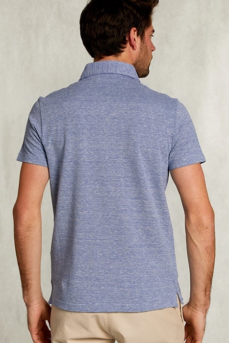 CUSTOM FIT COTTON POLO ANON BLUE MIX BLUE 2