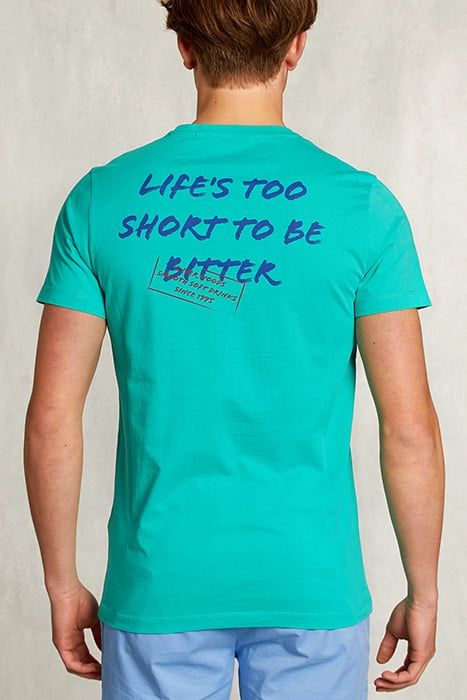 NORMAL FIT BASIC T-SHIRT CITRUS MEL GREEN 2