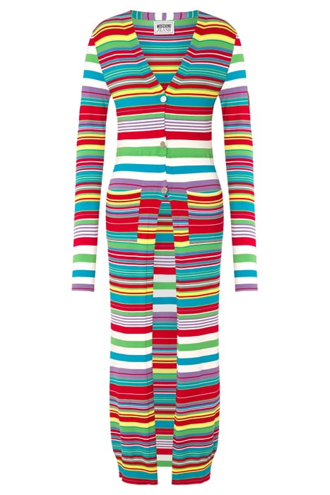 COLORFUL STRIPES LONG CARDIGAN MULTICOLOR 3