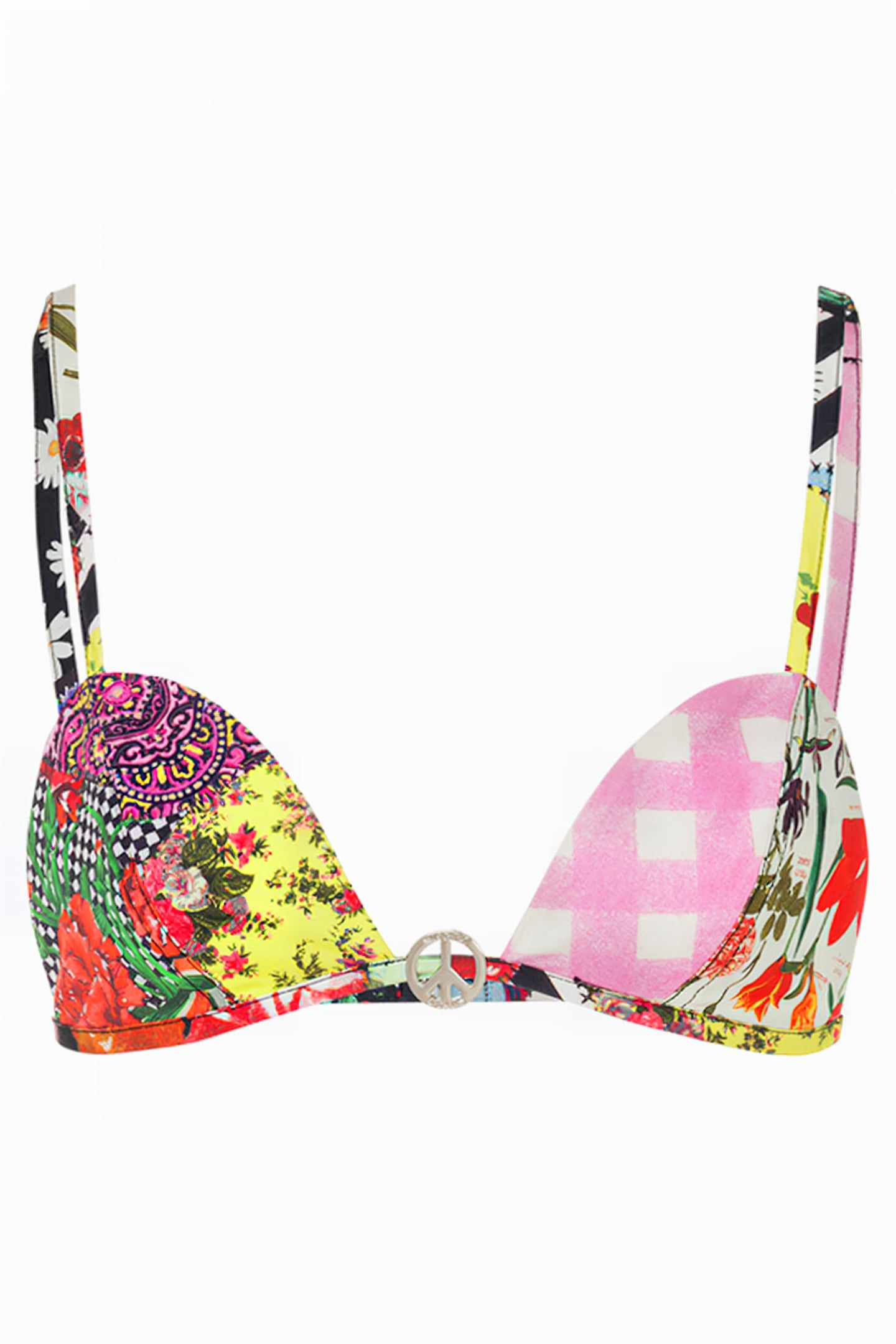 BRA PATCHWORK PRINT MULTICOLOR 3