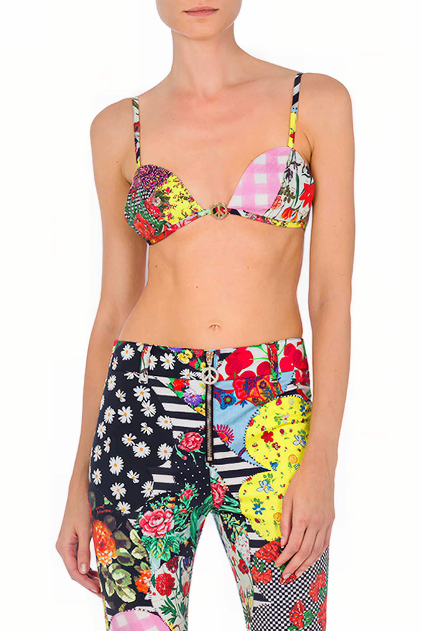 BRA PATCHWORK PRINT MULTICOLOR 1