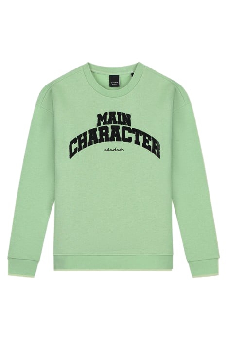 MAIN CHARACTER SWEATSHIRT DEEP SAGE 2