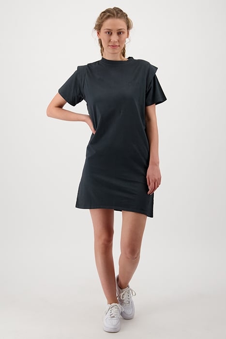 PRISHA DRESS BLACK GREY 1