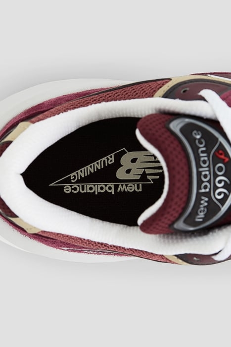 U990BT6 SNEAKERS IN BURGUNDY 8