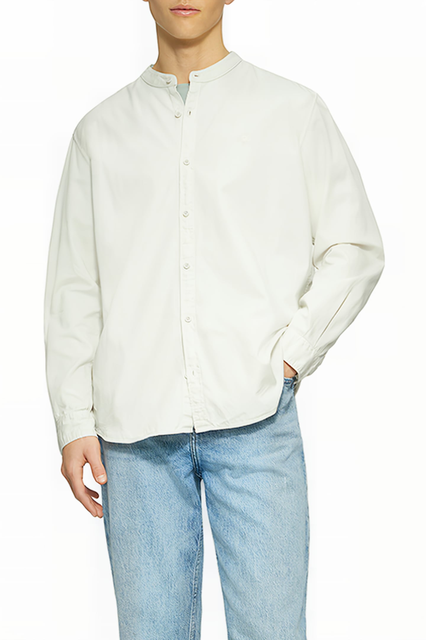 S.OLIVER-QS SHIRTS LIGHT GREY 1