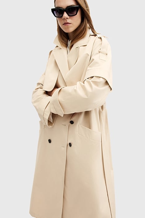 CLYDE TRENCH ECRU WHITE 6