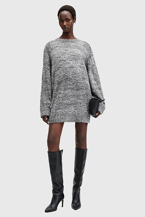 DAZZLE JUMPER DRESS GUNMETAL GREY 1