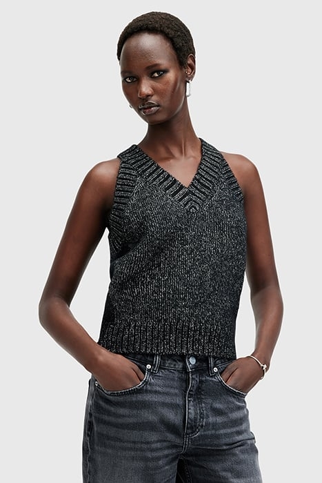 SABRINA TANK BLACK 1