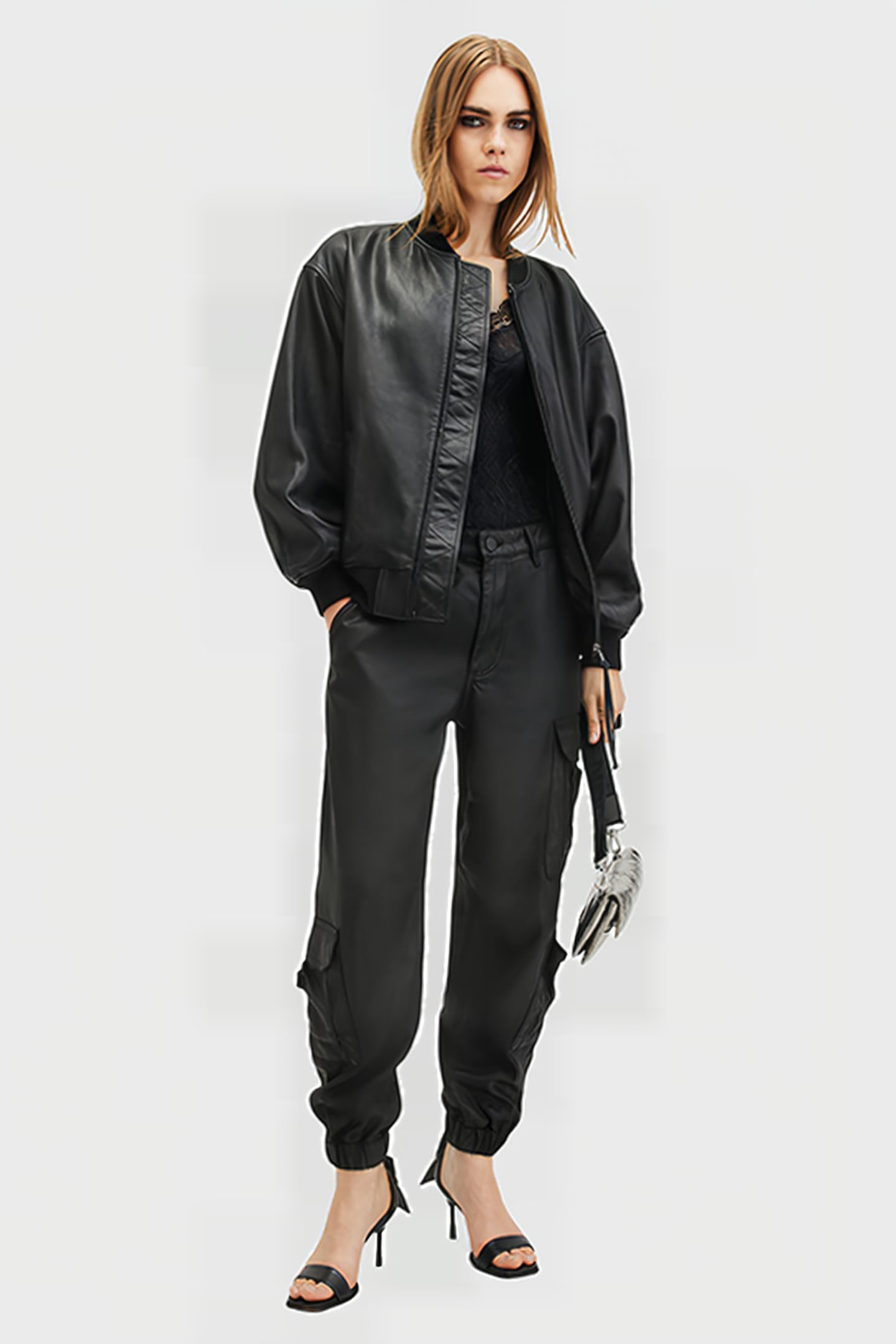 HIMARI CARGO TROUSER COATED BLACK 6