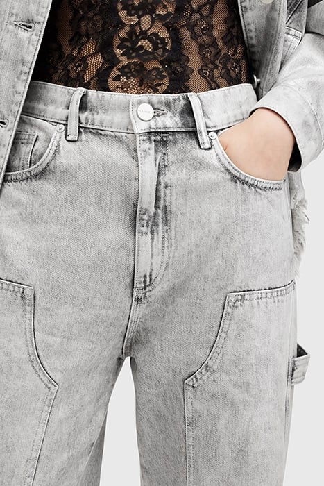 MIA CARPENTER JEAN COATED SILVER 8