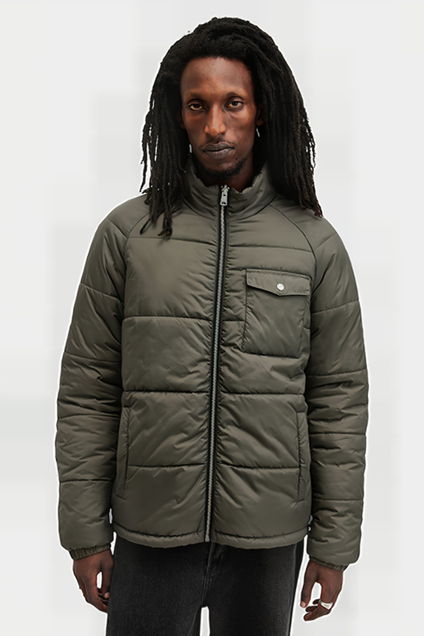 GRIFFIN REV JACKET ARMY GREEN/BLACK 1
